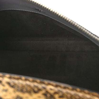 Fendi Vitello Baltico Dolce Elaphe DotCom Satchel Ardesia Grano Multicolor 6 of 11