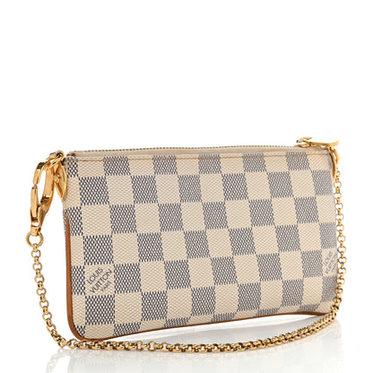Louis Vuitton Damier Azur Pochette Milla MM 3 of 8