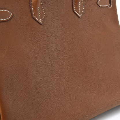 Hermes Natural Barenia Faubourg Birkin 35 Fauve 3 of 13