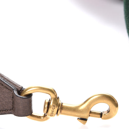 Gucci Canvas Web Shoulder Strap Green Red 4 of 4