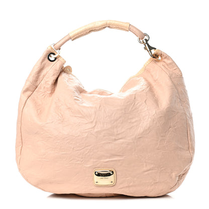 Jimmy Choo Nappa Snakeskin Sky Hobo Pink 1 of 9