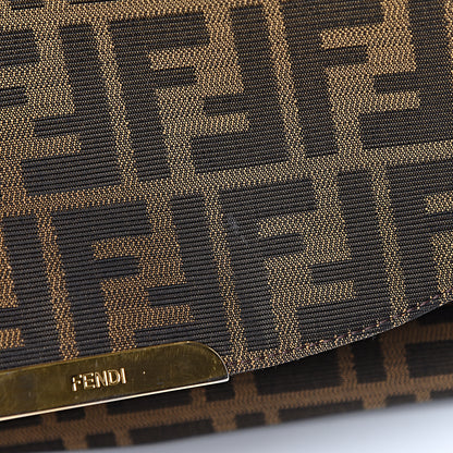 Fendi Zucca Vitello Artic Messenger Bag Tobacco Castagna 10 of 15