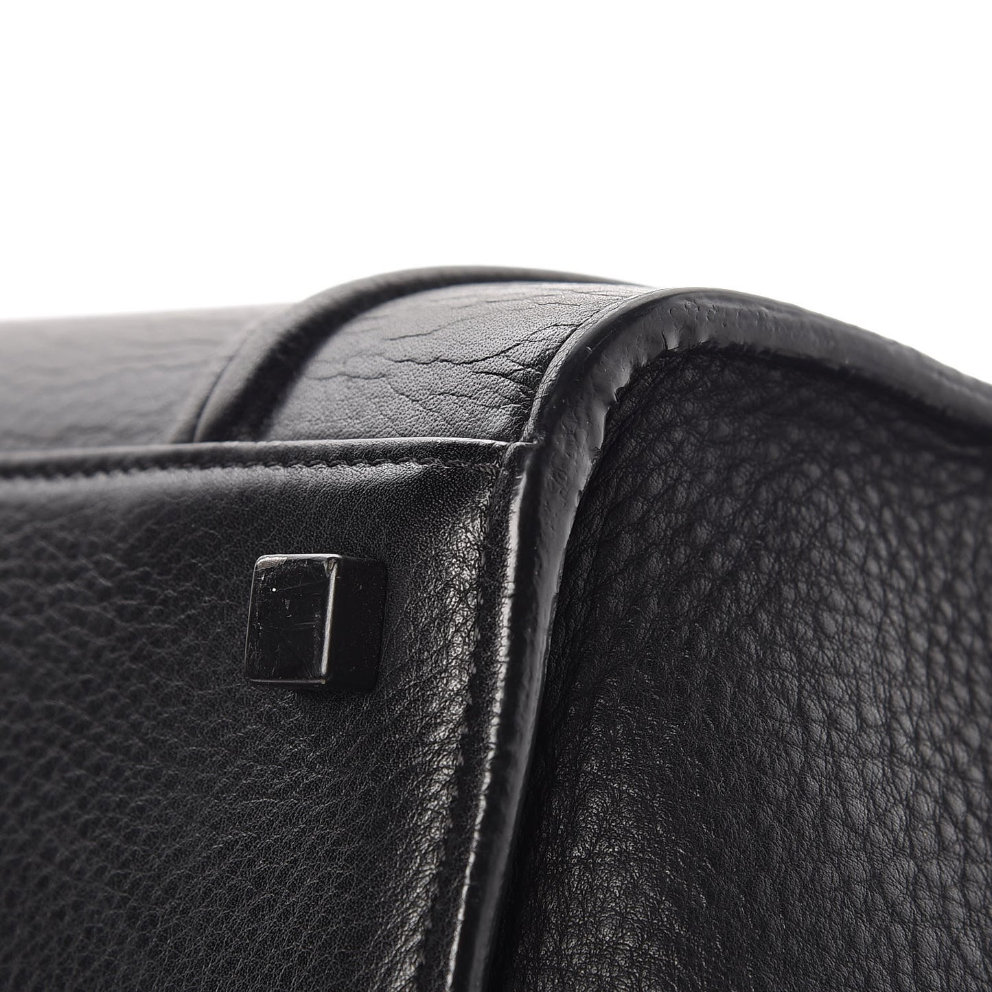 Supple Calfskin Medium Phantom Luggage Black