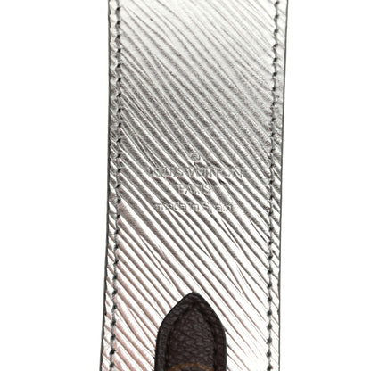 Louis Vuitton Epi Monogram Bandouliere Shoulder Strap Silver 3 of 4