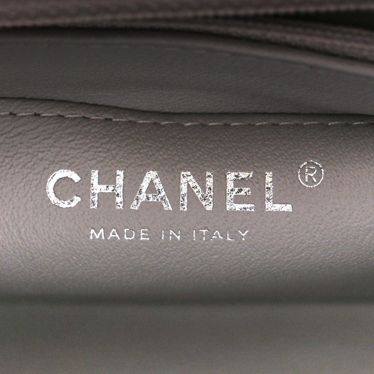Chanel Lambskin Quilted Mini Rectangular Flap Grey 6 of 12