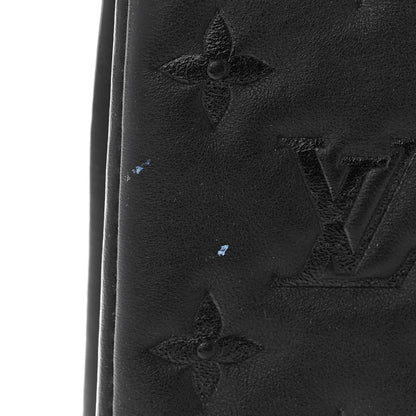 Louis Vuitton Lambskin Embossed Monogram Coussin MM Black 12 of 12