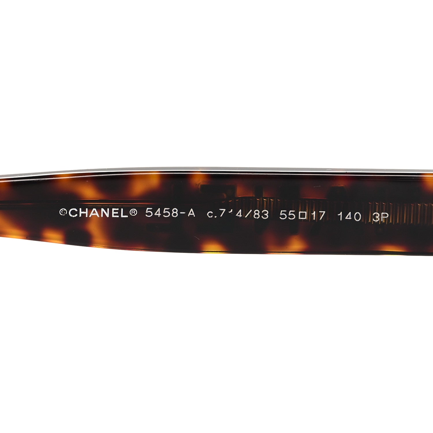 Chanel Acetate Pantos Logo Sunglasses 5458 Tortoise Brown 5 of 7