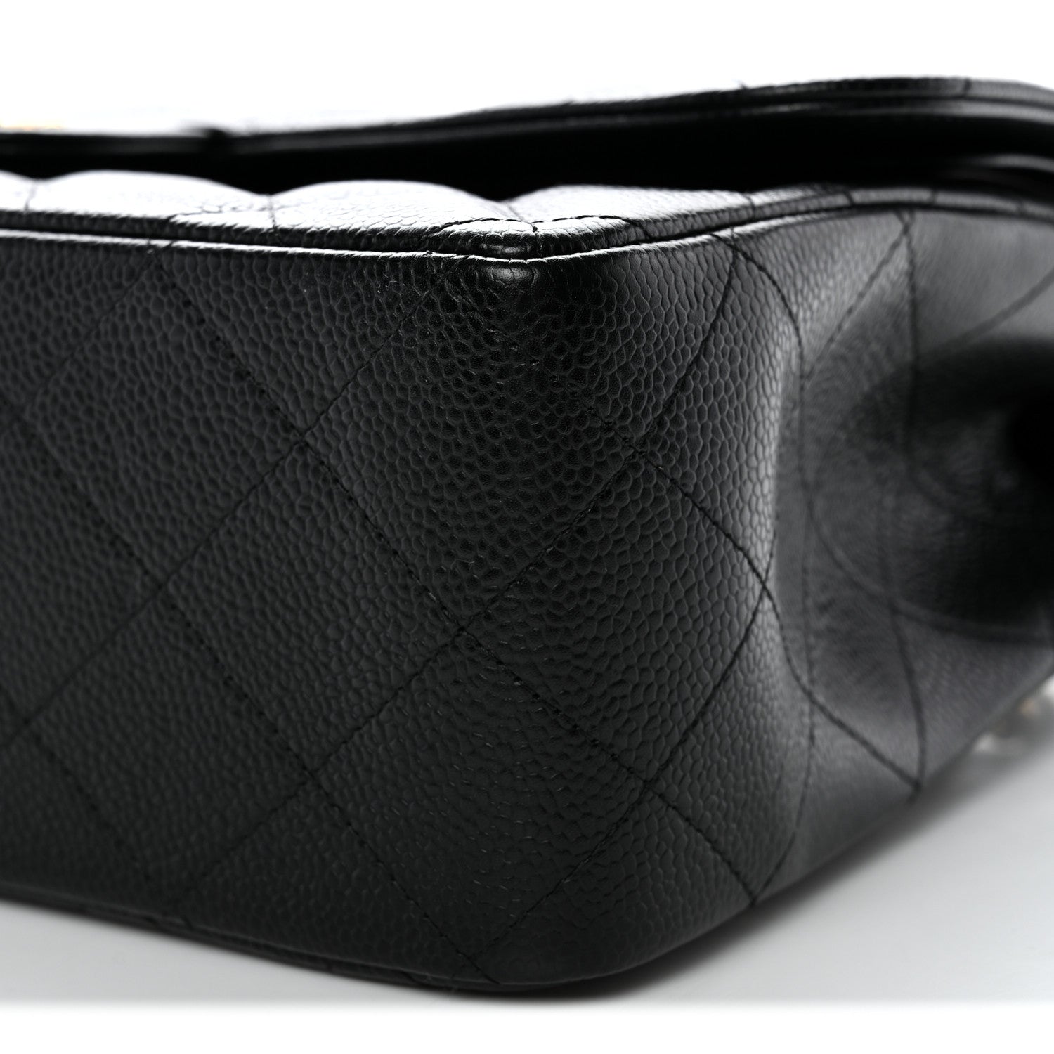 Chanel Caviar Quilted Jumbo Double Flap Black 11 of 11
