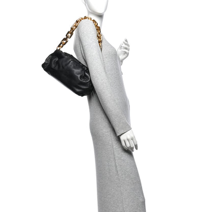 Bottega Veneta Calfskin The Pouch Chain Black 2 of 10