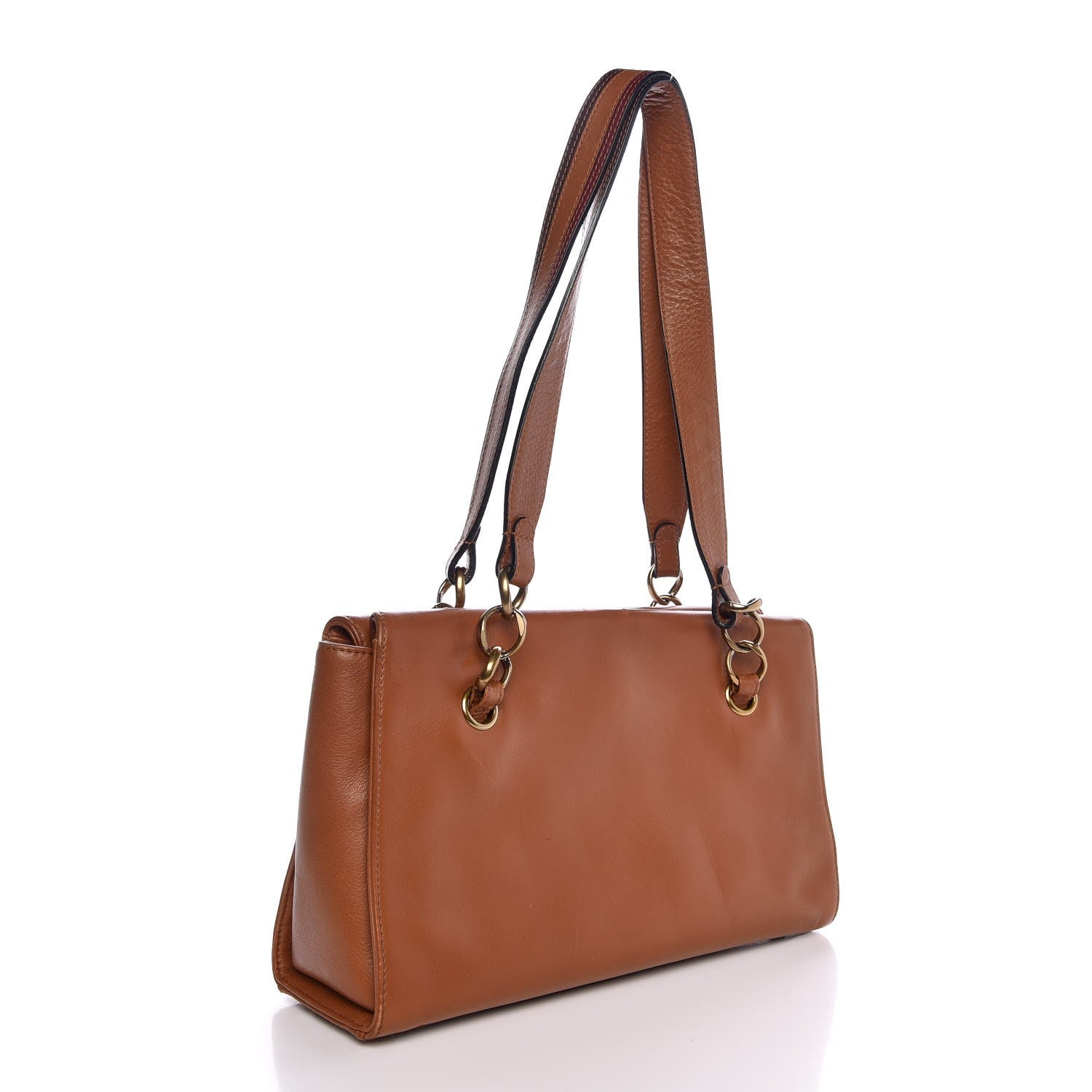 Chanel Deerskin Shoulder Bag Brown 3 of 7