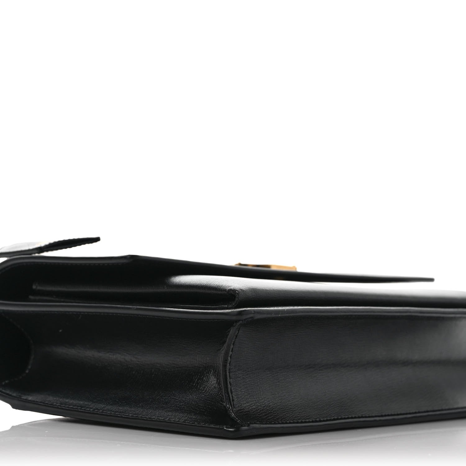Saint Laurent Smooth Calfskin Medium Monogram Sunset Satchel Black 7 of 11