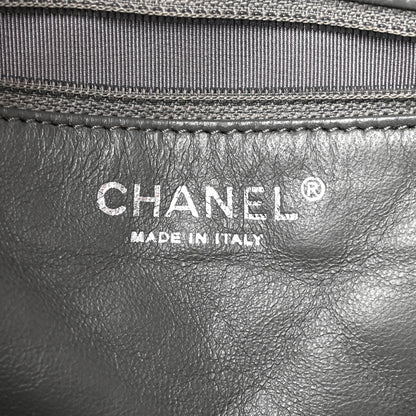 Chanel Aged Calfskin Quilted Large Reissue Camera Case Grey 6 of 10