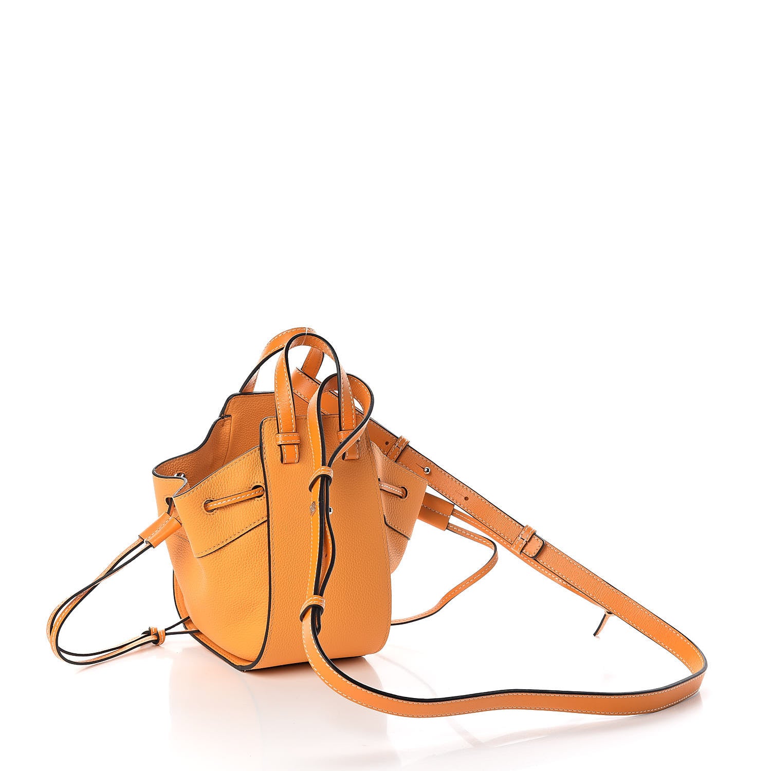 Loewe Calfskin Mini Hammock Shoulder Bag Amber 3 of 8