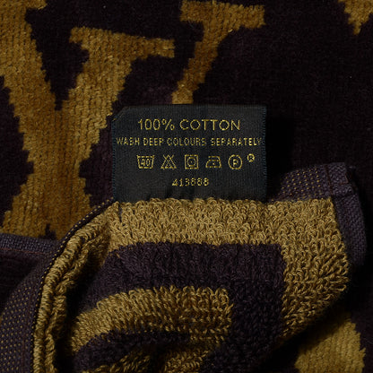 Louis Vuitton Cotton Monogram Classic Beach Towel Brown 6 of 6