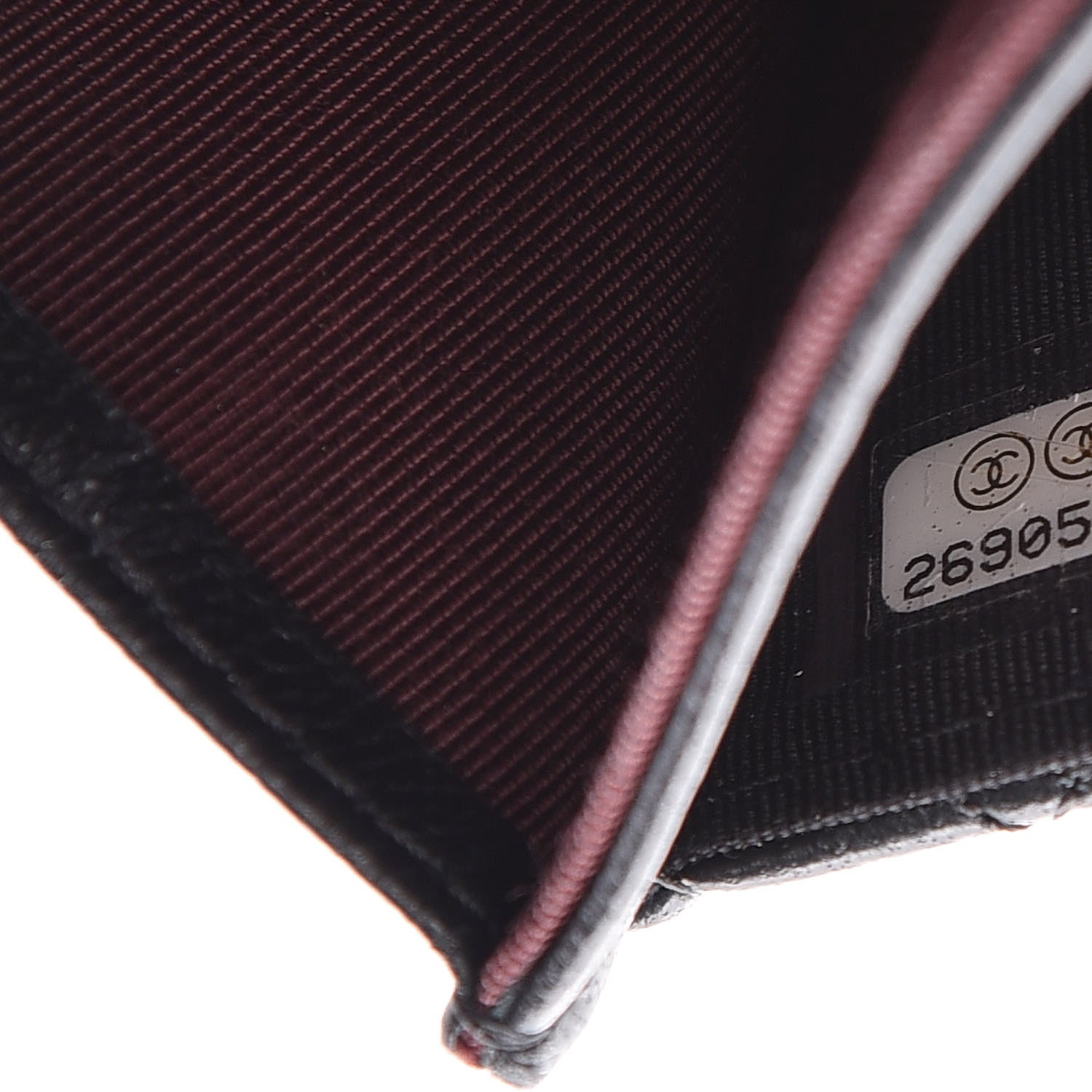 Chanel Lambskin Quilted Flap Card Holder Black 8 of 9