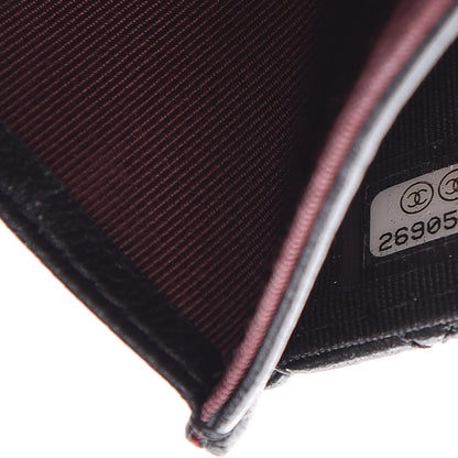 Chanel Lambskin Quilted Flap Card Holder Black 8 of 9