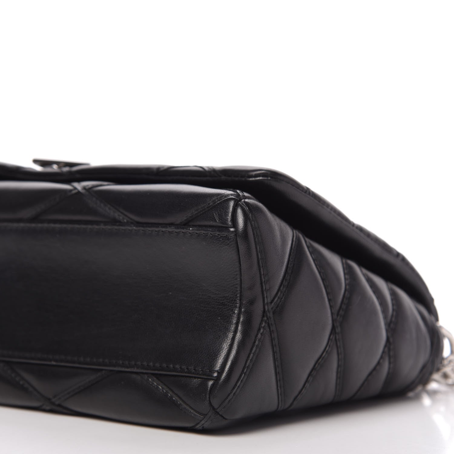 Louis Vuitton Lambskin Malletage GO-14 MM Black 7 of 9