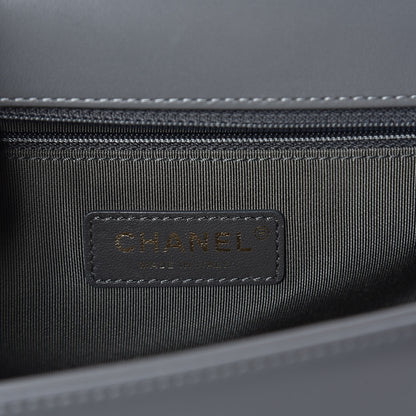 Chanel Lambskin Quilted New Medium Boy Flap Grey 7 of 11