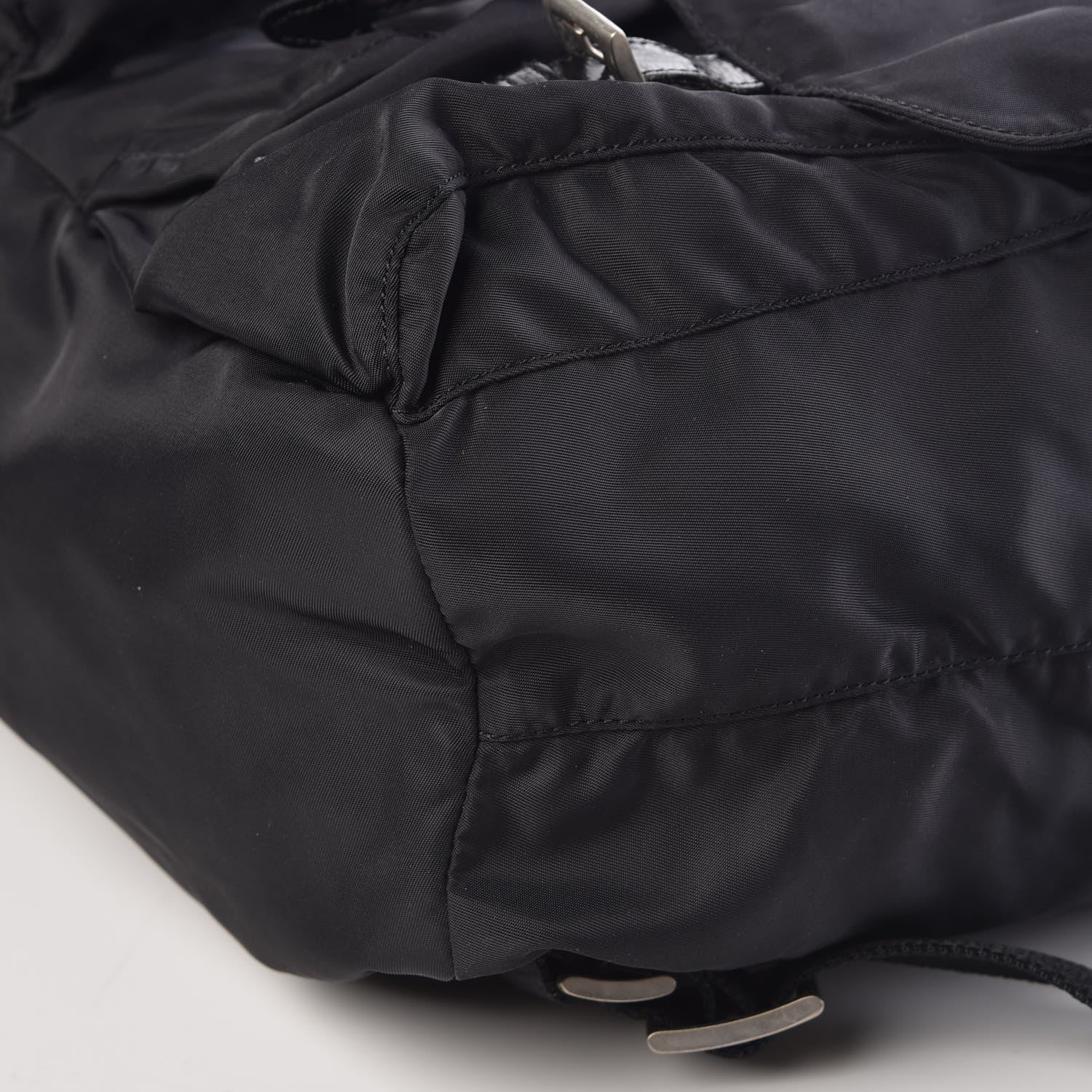 Prada Nylon Vela Medium Backpack Black 12 of 12