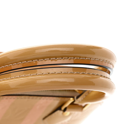 Louis Vuitton Vernis Rayures Alma BB Dune 15 of 15
