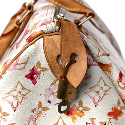 Louis Vuitton Watercolor Aquarelle Speedy 35 White 22 of 25