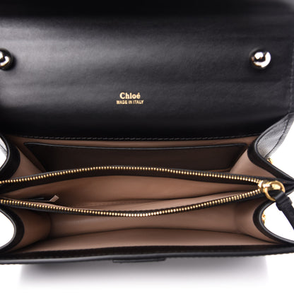Chloe Shiny Goatskin Calfskin Aby Chain Shoulder Bag Black 6 of 11