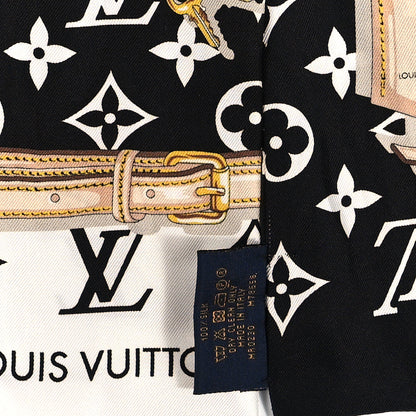 Louis Vuitton Silk Monogram Confidential Bandeau Black 4 of 4