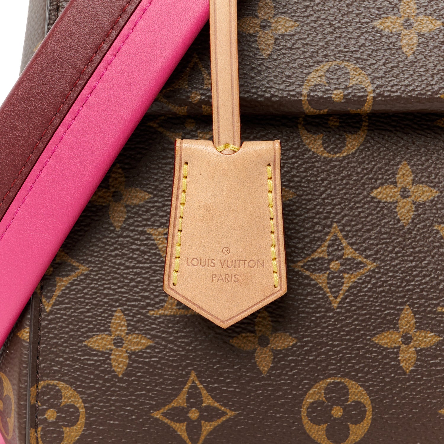 Louis Vuitton Monogram Cluny BB Bordeaux Fuchsia 8 of 11