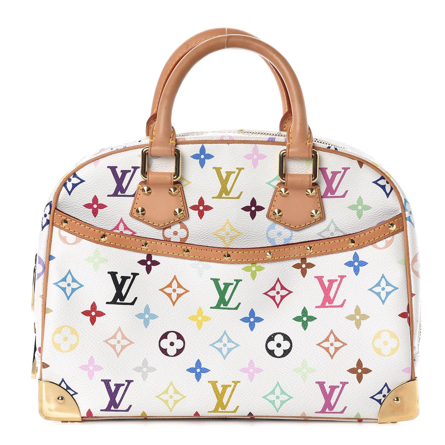 Monogram Multicolor Trouville White