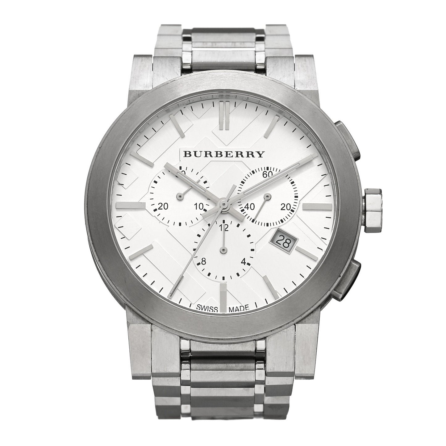Stainless Steel 42mm Chronograph Quartz Watch BU9350