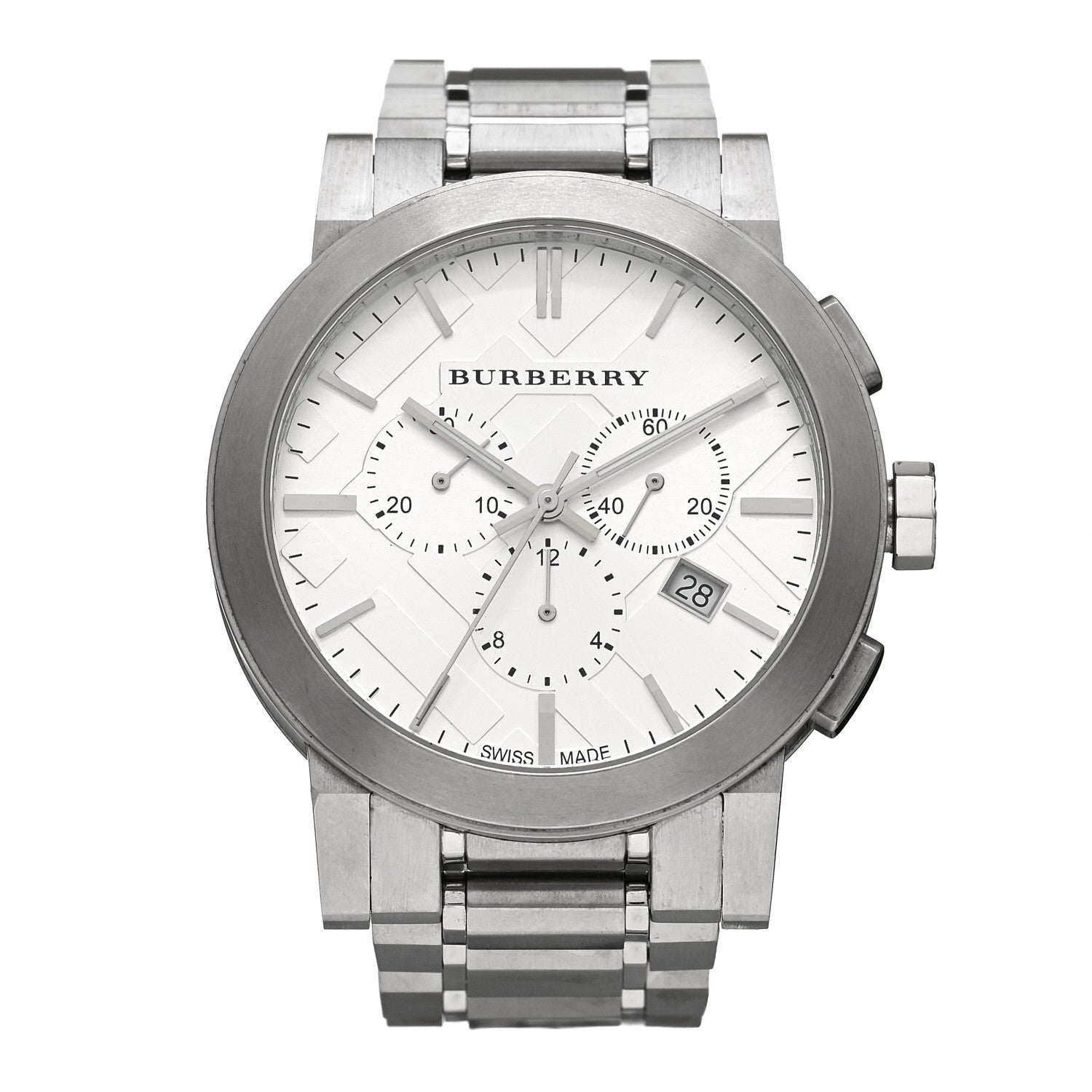 Burberry Stainless Steel 42mm Chronograph Quartz Watch BU9350 1 of 4