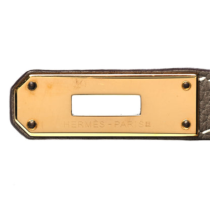 Hermes Togo Kelly Retourne 28 Etoupe 28 of 40