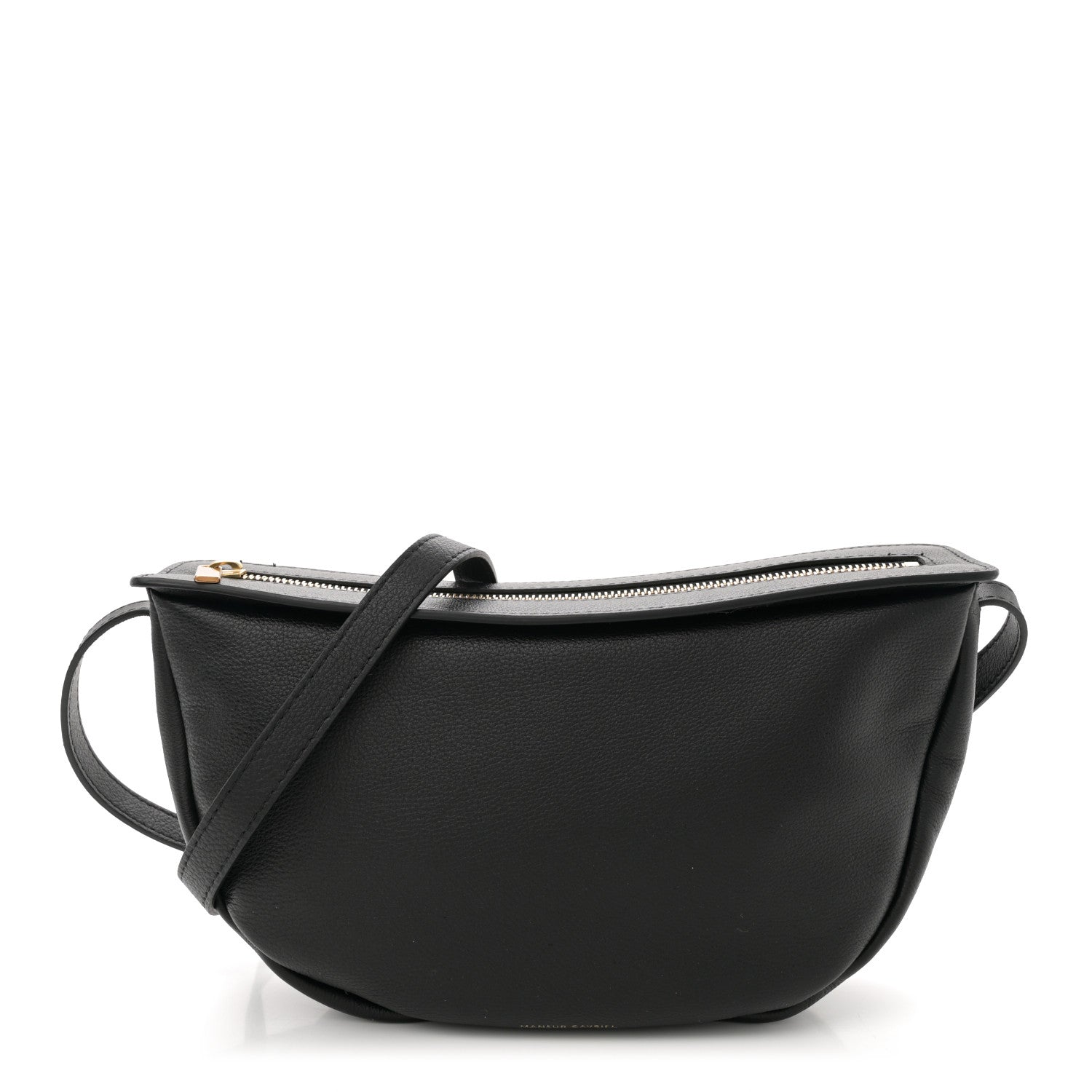 Mansur Gavriel Soft Calfskin Moon Sling Bag Black 1 of 10