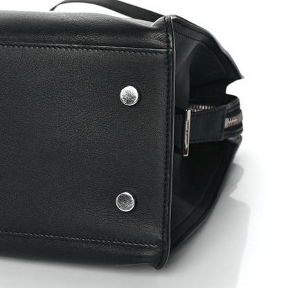 Saint Laurent Smooth Calfskin Small Monogram Cabas Black 8 of 9