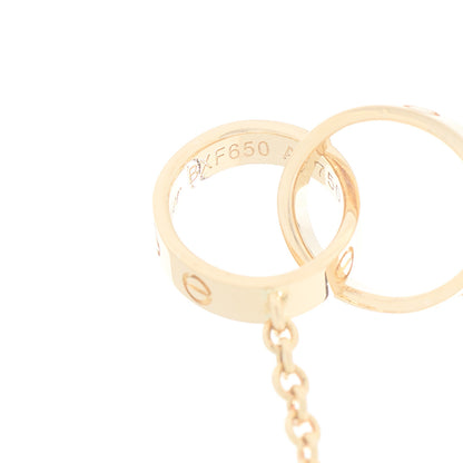 Cartier 18K Yellow Gold Interlocking LOVE Necklace 5 of 9