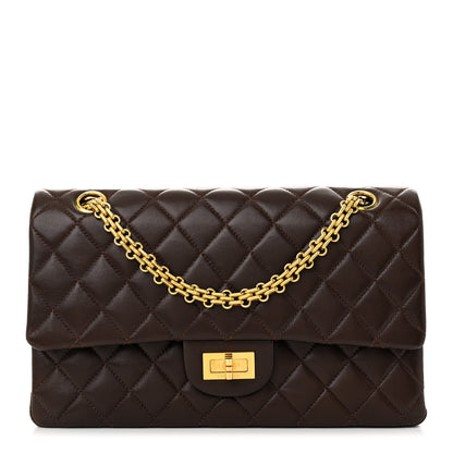 Chanel Lambskin Quilted 2.55 Reissue 225 Flap Brown 1 of 12