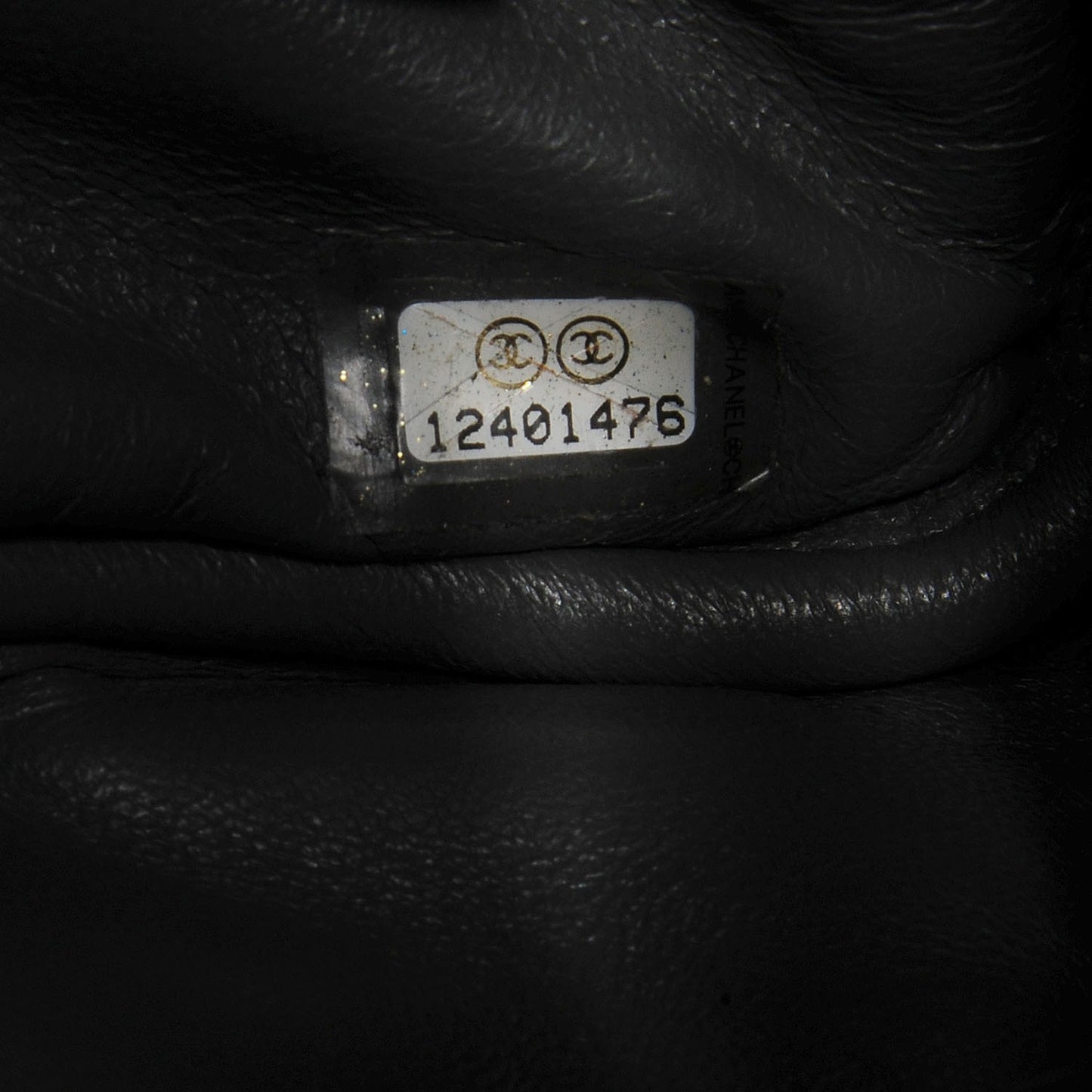 Aged Calfskin Quilted Large Reissue Camera Case Grey