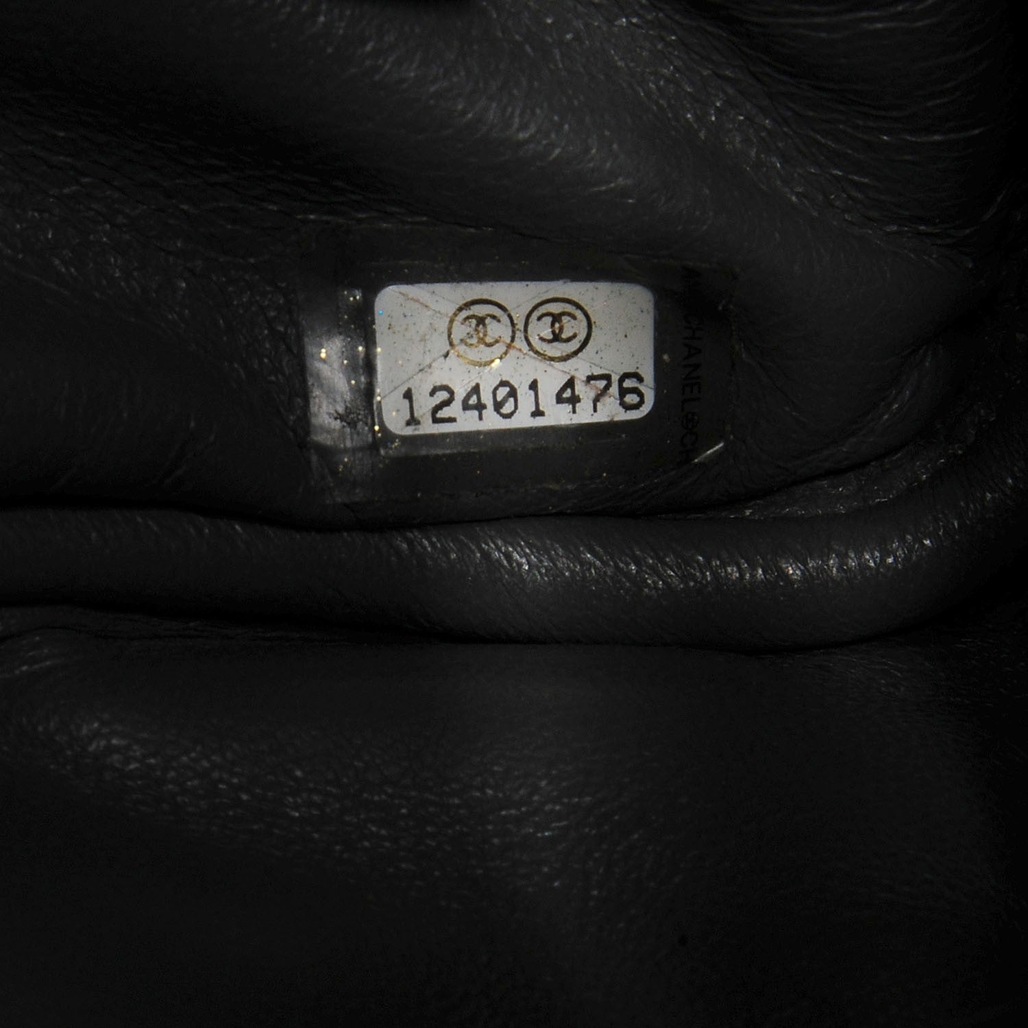 Chanel Aged Calfskin Quilted Large Reissue Camera Case Grey 7 of 7