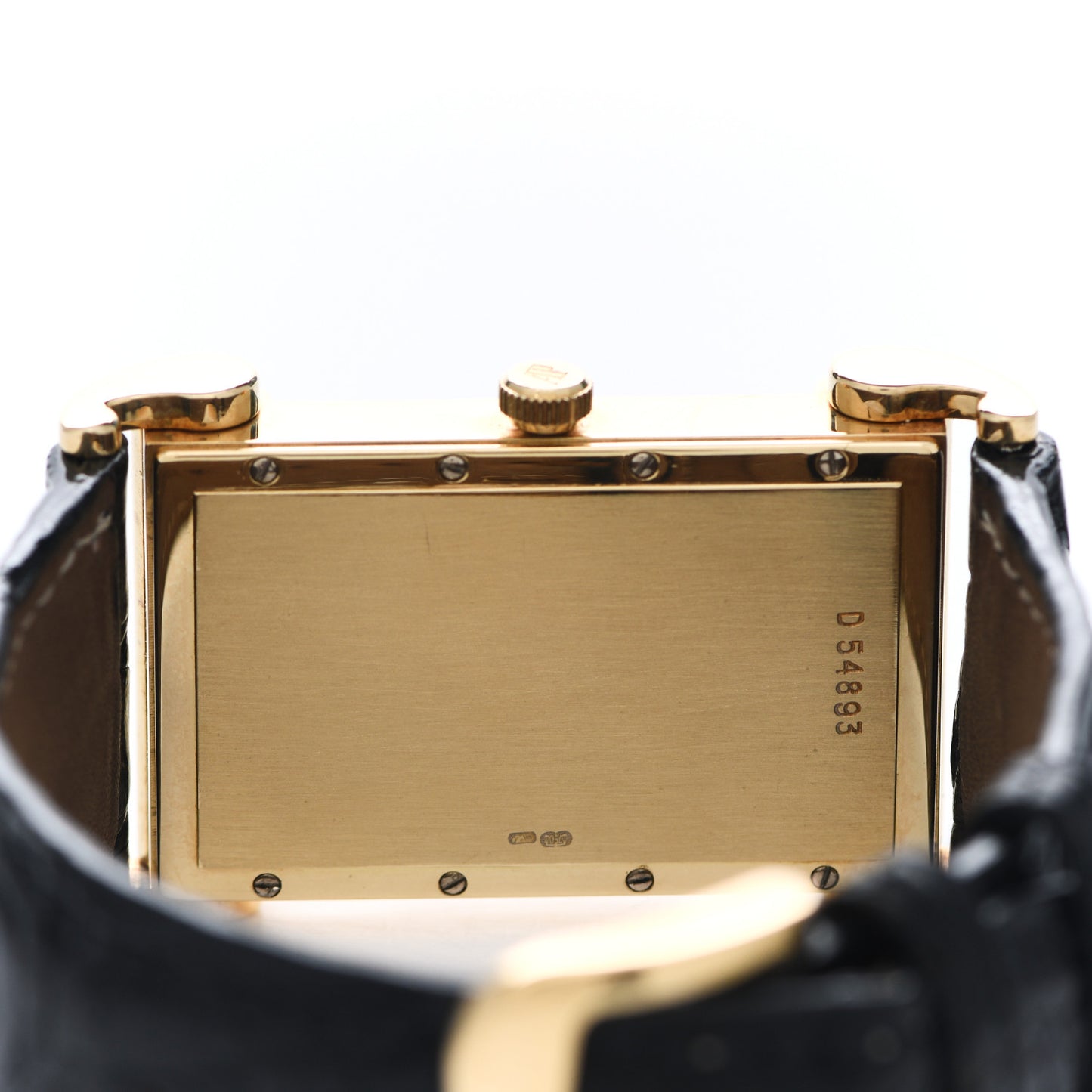 18K Yellow Gold Alligator 24mm Canape Manual Winding Watch 14934BA0000201