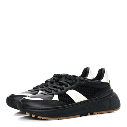 Bottega Veneta Calfskin Technical Mesh Speedster Sneakers 41 Black 3 of 9
