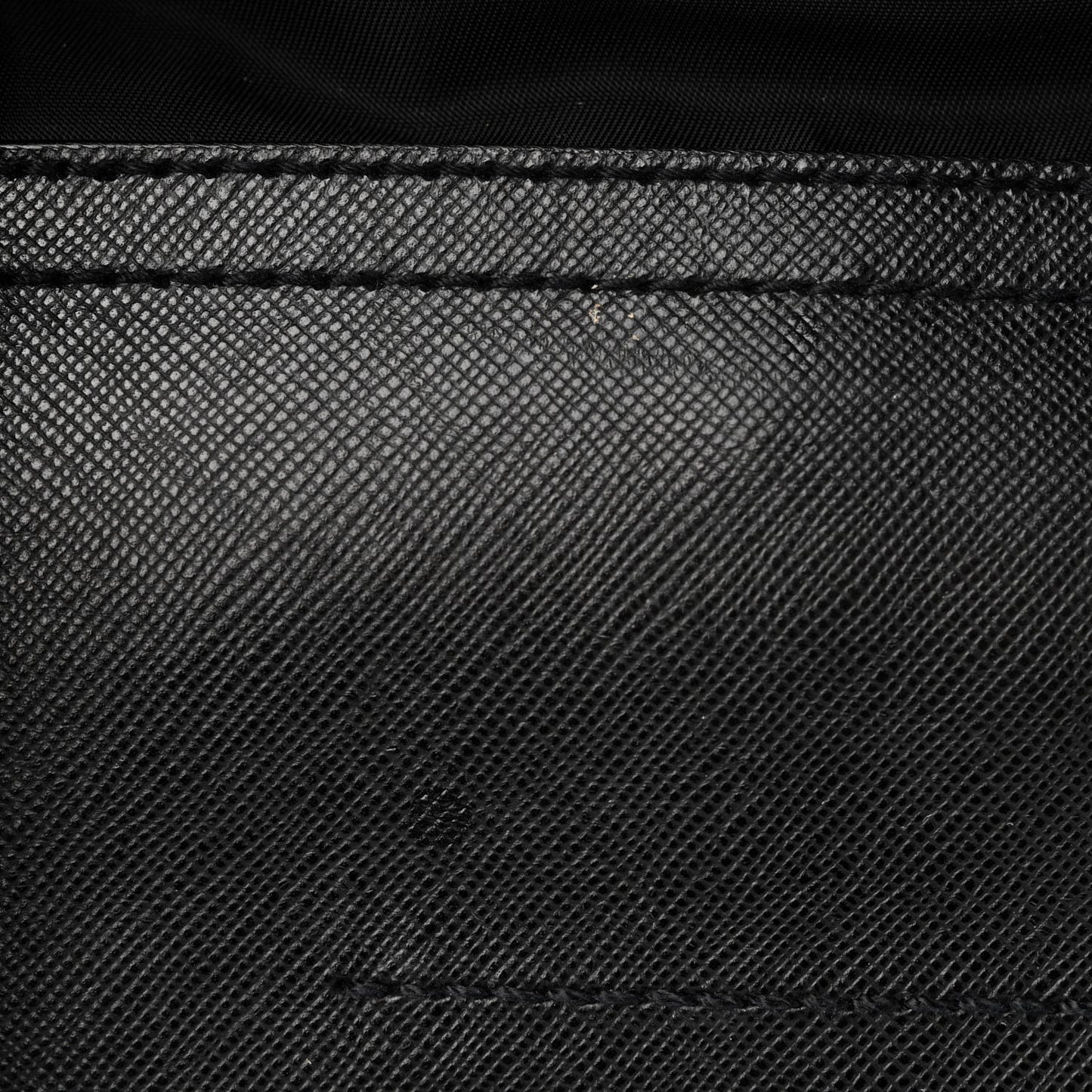 Re-Nylon Saffiano Duffle Bag Black