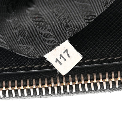 Prada Saffiano Medium Galleria Double Zip Tote Black 7 of 12