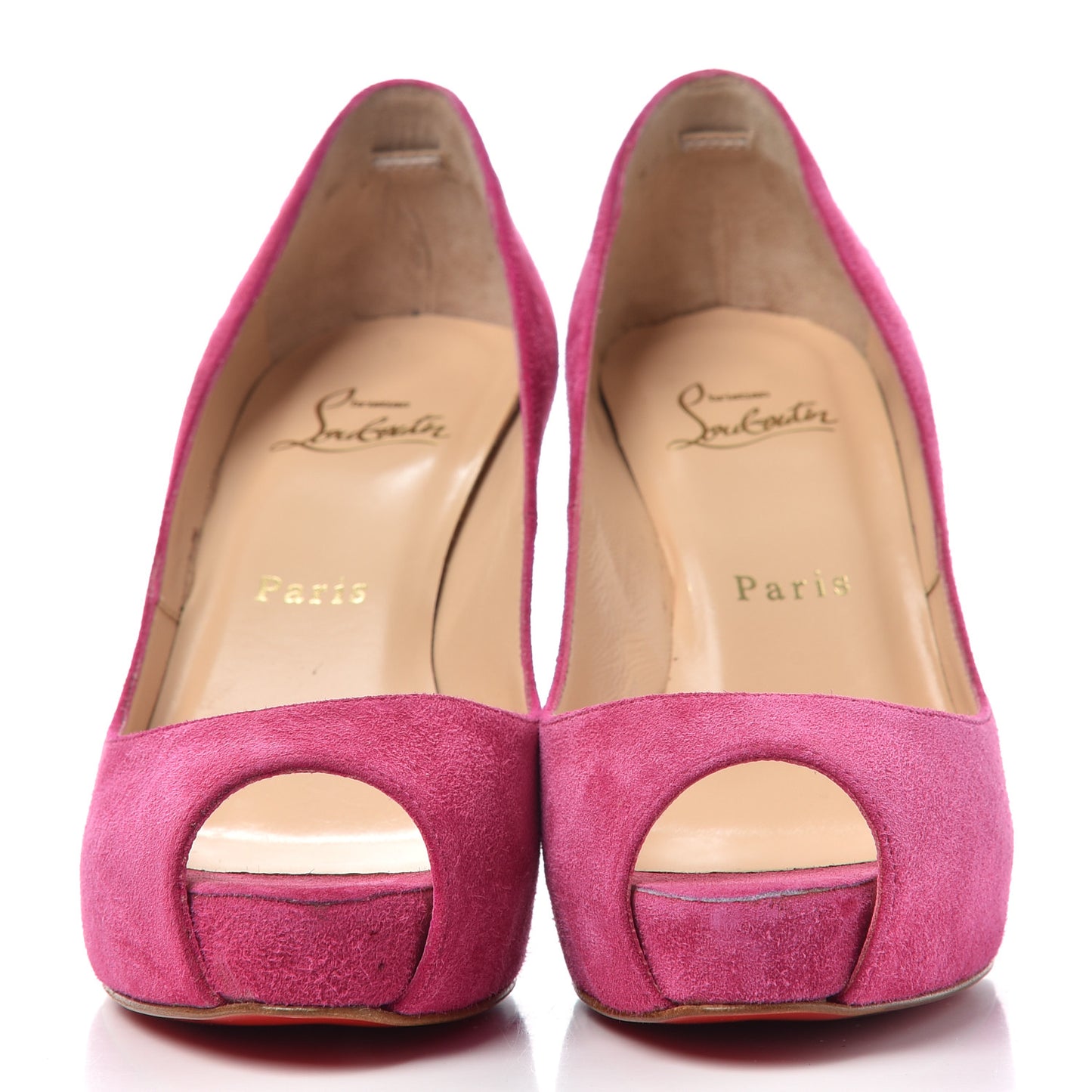 Veau Velours Very Prive 100 Pumps 36 Fuxia