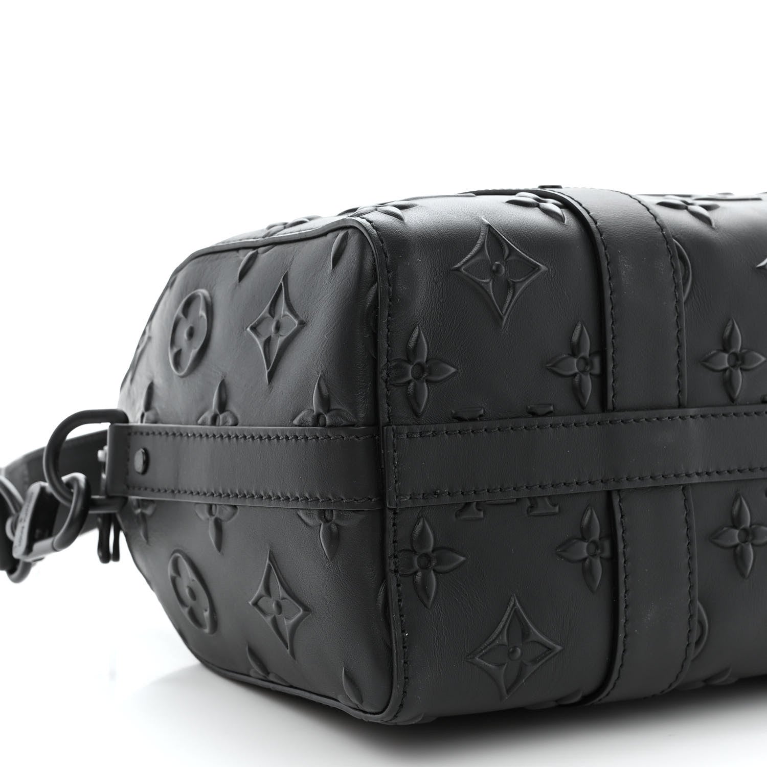 Louis Vuitton Monogram Seal City Keepall Black 8 of 9