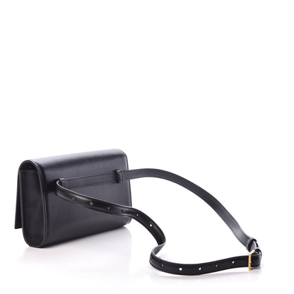 Saint Laurent Smooth Calfskin Monogram Kate Belt Bag Black 3 of 8