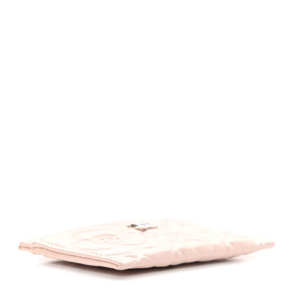 Chanel Goatskin Camellia Embossed Card Holder Light Pink 4 of 10