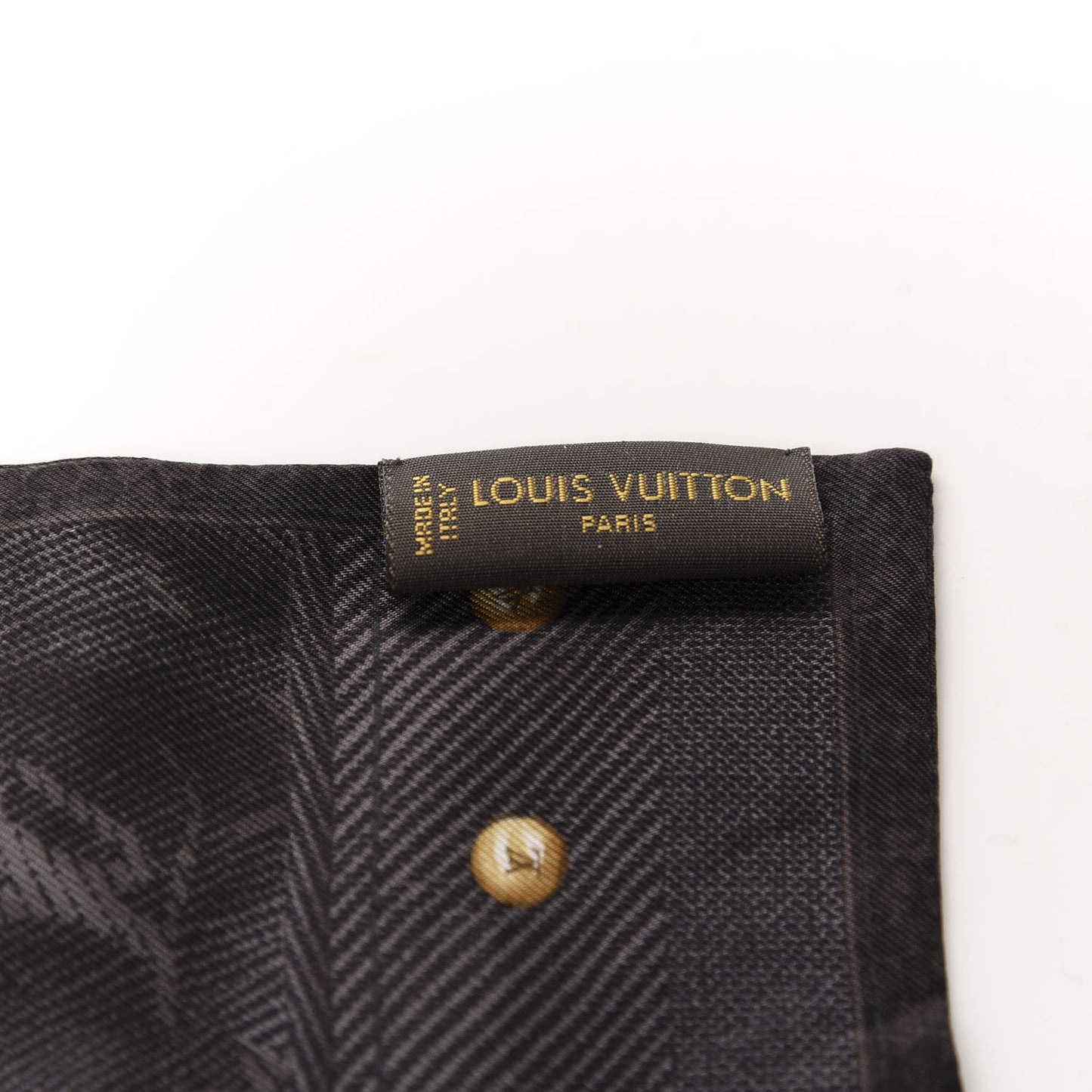 Silk Monogram New Denim Bandeau Black
