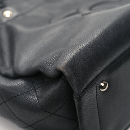 Chanel Caviar Stitched CC Shopper Tote Black 18 of 18