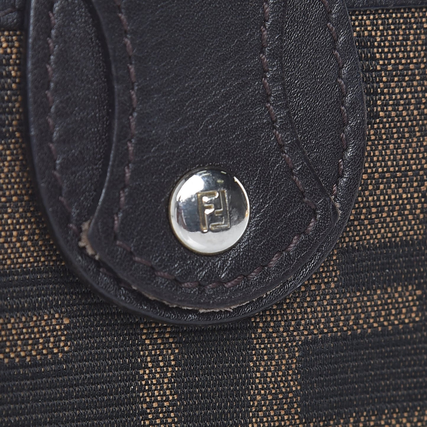 Zucca Cuoio Lucido Compact Wallet Tobacco Moro