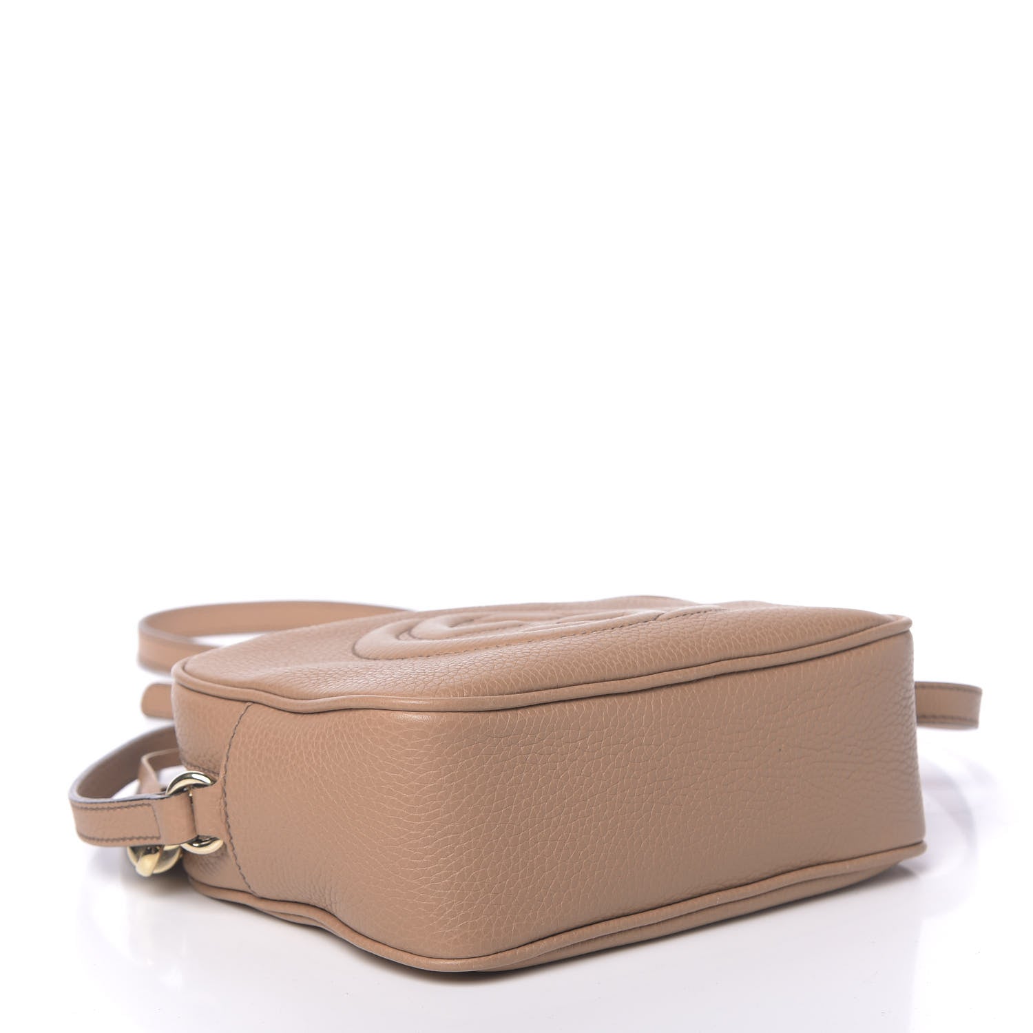 Gucci Pebbled Calfskin Small Soho Disco Bag Camelia 4 of 10